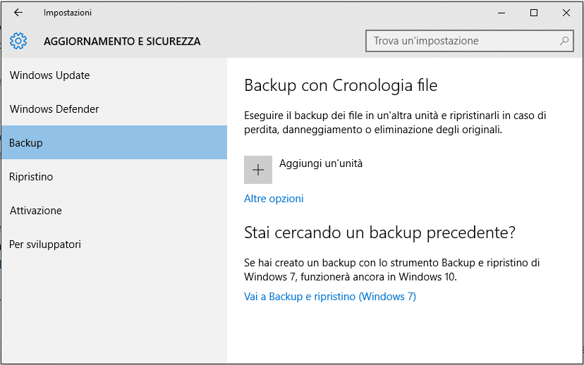 backup windows 10