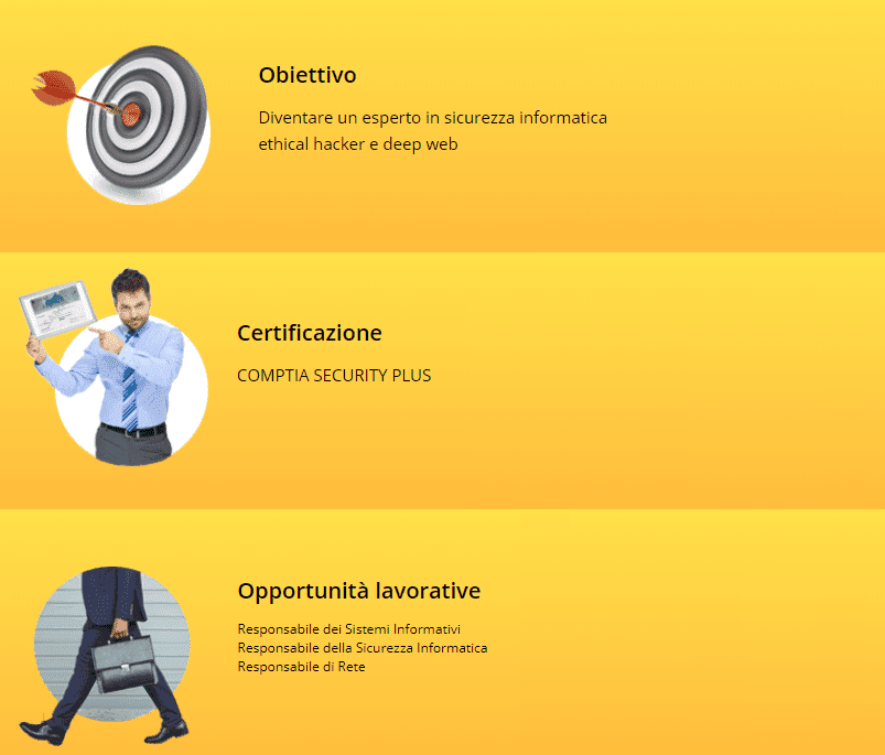 corso sicurezza informatica istituto volta