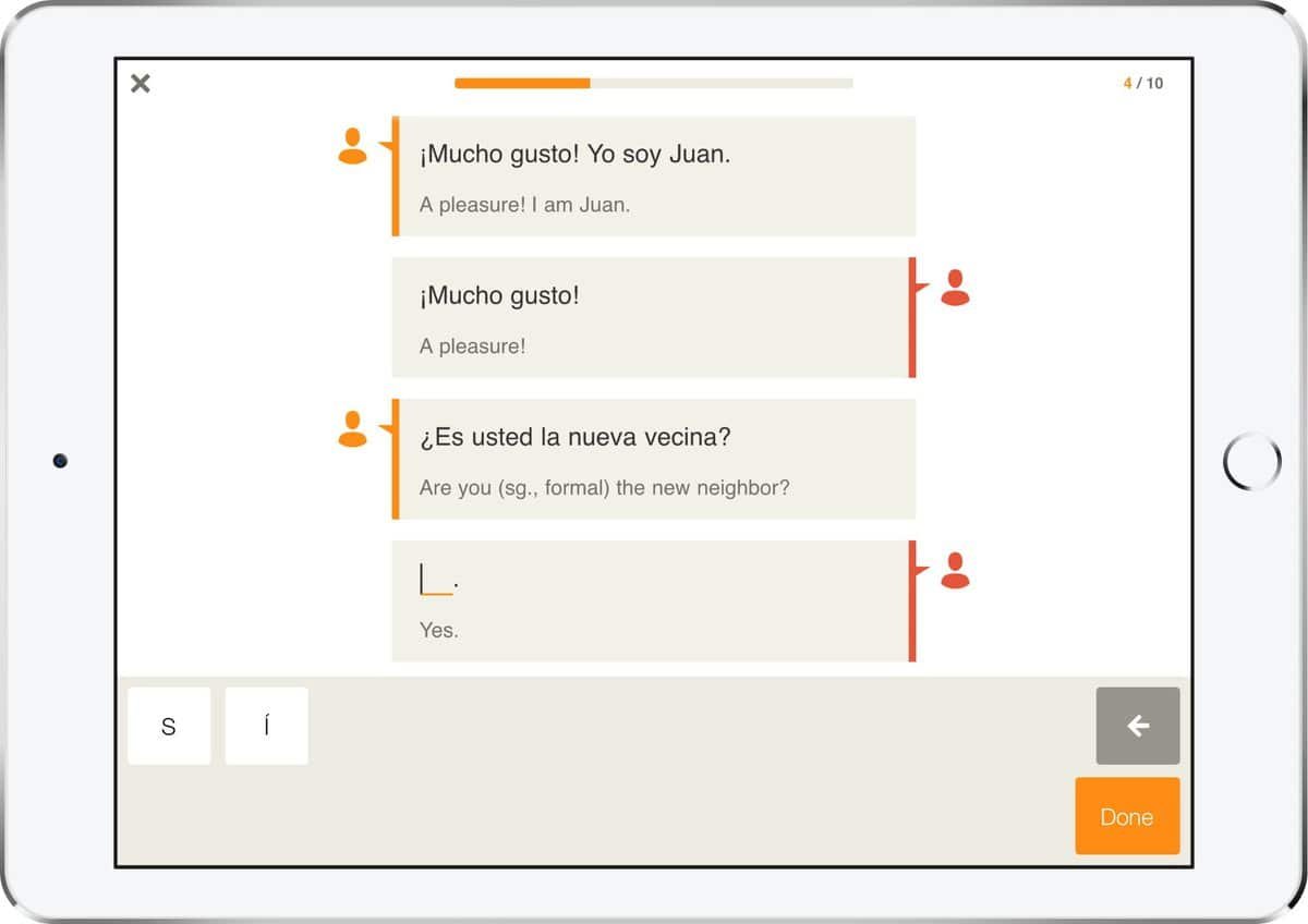 babbel tablet