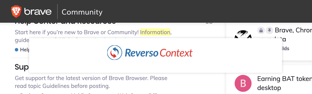 Reverso estensione traduzione chrome browser