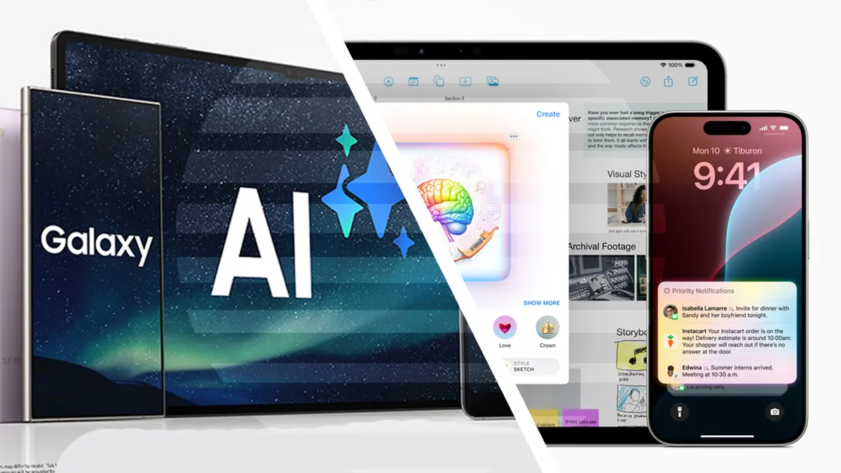 Galaxy AI vs Apple Intelligence: chi sta vincendo la guerra dell’intelligenza artificiale?